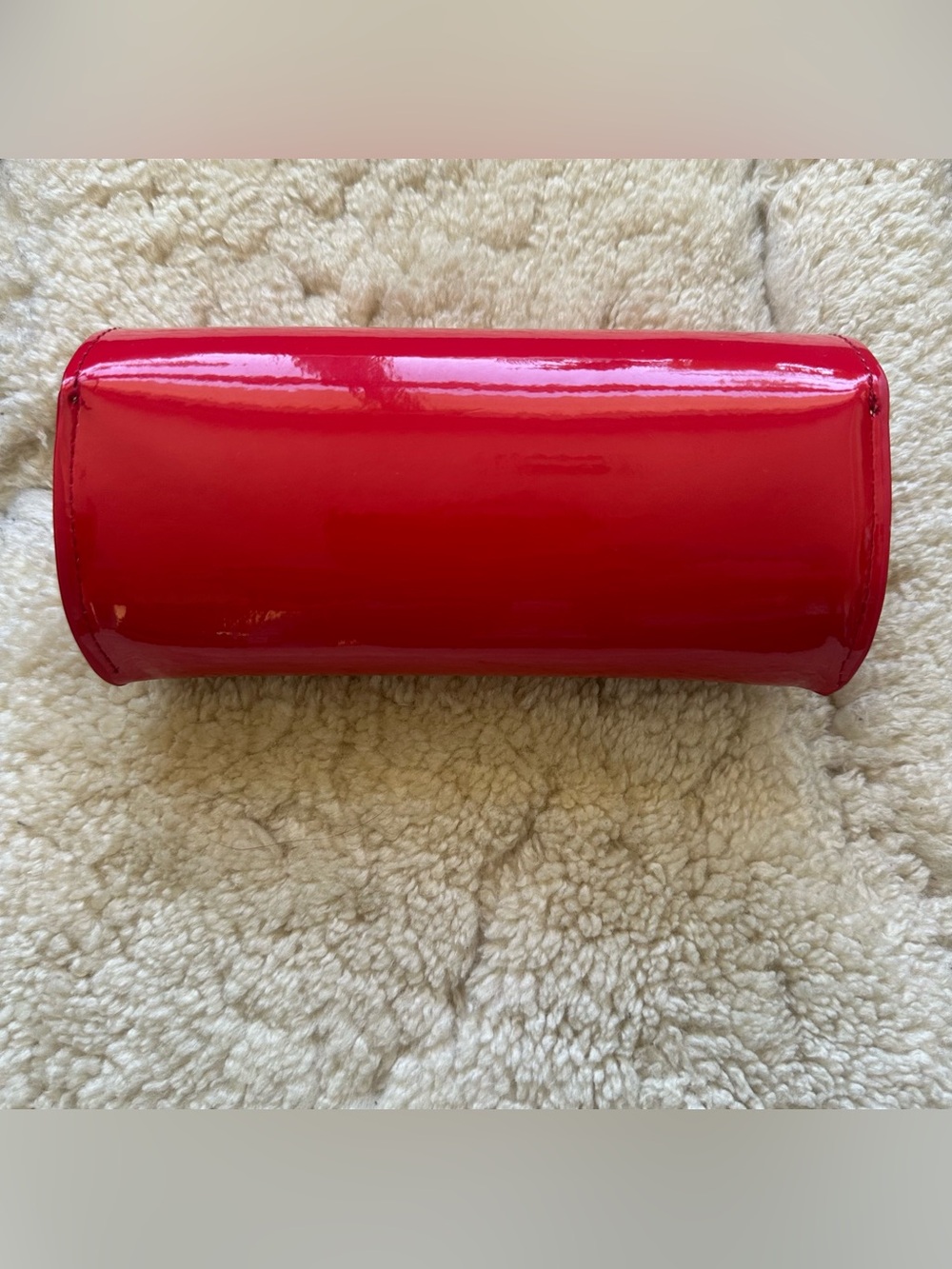 Khaite / Oliver Peoples Red Patent Clutch Eyewear Case - Picture 3 of 6